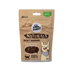 MR. BANDIT NATURALS - Strisce di montone 100% carne 80g