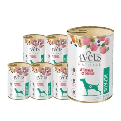 Dolina Noteci 4Vets Hepatic per cani 6x400g