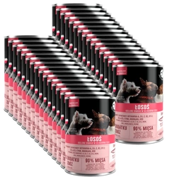 PetRepublic pezzi in salsa al salmone 30x400g per cani