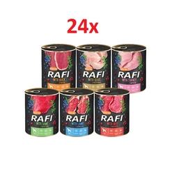 Dolina Noteci Rafi per cani mix di sapori 24x400g