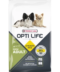 Versele-Laga Opti Life Adulto Mini pollo e riso per piccole razze 7,5kg x2