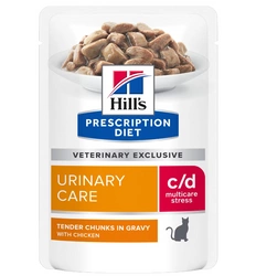 HILL'S PD Prescription Diet Feline c/d Urinary Stress Pollo 85 g bustina