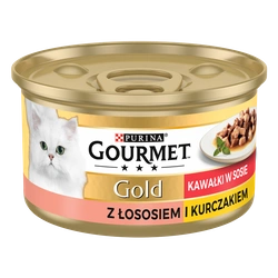 Purina Gourmet Gold salmone/pollo in salsa 85g