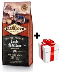 Carnilove Agnello e cinghiale per adulti 12 kg + sorpresa per il cane GRATIS