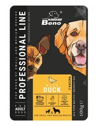 SUPER BENO Adult bustina per cani di piccola e media taglia con anatra 100g