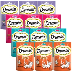 DREAMIES 12x60g - Dolcetto per gatti Mix di Gusti