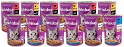WHISKAS Adult lattina 12 x 400 g gusti misti