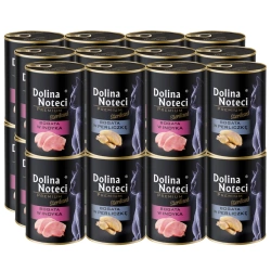 DOLINA NOTECI Premium per gatti sterilizzati ricco di torta di tacchino/pera 24x400g