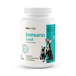 Lab-v Immuno Twist – supporto alla naturale immunità e vitalità di cani e gatti 2x60 capsule twist off