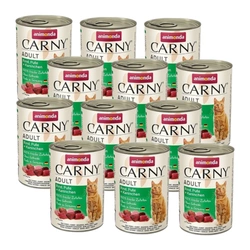 Animonda Gatto Carny Adulti Manzo, Tacchino e coniglio 12x400g