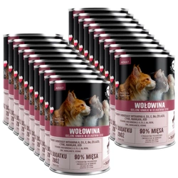 Pezzi PetRepublic in salsa di manzo 20x400g per un gatto