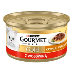 Purina Gourmet Gold Sauce Delight con manzo 85g