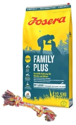 JOSERA Family Plus 12,5kg + Cordone di cotone NUXIE®, nodo, 23 cm