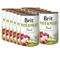Brit Pate & Meat Con anatra 12x400g