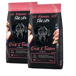 FITMIN dog For Life Duck & Turkey 2x12 kg