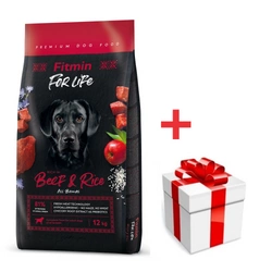 FITMIN For Life Manzo e Riso 12kg + una sorpresa per il vostro cane GRATIS!