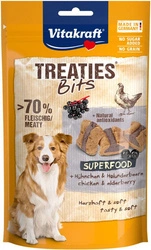 Vitakraft Treaties Bits superfood al sambuco 100g per cani