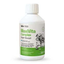 Lab-v MaxiVita Complex - mangime complementare multivitaminico in forma liquida, destinato a pollame da cortile, pollame acquatico, piccioni, suini, bovini, ovini e caprini 250 ml