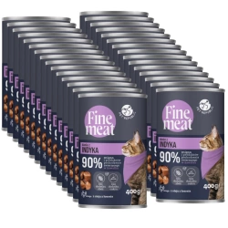 PetRepublic Fine Meat piatto di tacchino 30x400g per gatti