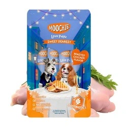 MOOCHIE Love Puree Chicken 4x15g snack per cani al gusto di pollo arrosto