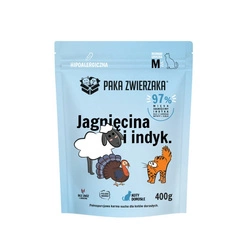 Paka Zwierzaka - KOT cibo secco Agnello e tacchino ‘'M’' 400 g