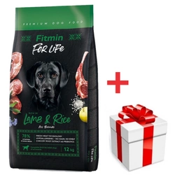 FITMIN Dog For Life Lamb & Rice 12 kg + una sorpresa per il vostro cane GRATIS!