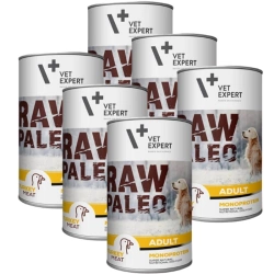 VETEXPERT Raw Paleo Adult Turkey 6x400g