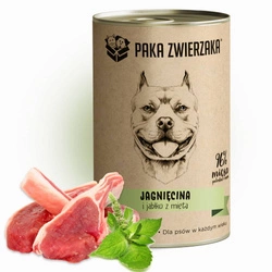 Paka Zwierzaka Agnello e mela con menta (400g)