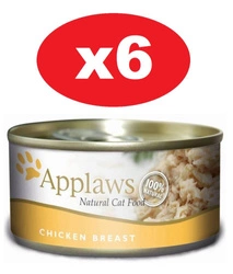 Applaws Petto di pollo per gatti 6x70g scatolina