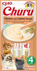 INABA  Churu bocconcino per gatti al pollo e salmone 4x14g