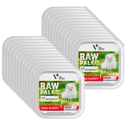 Vetexpert RAW PALEO PATE MINI cucciolo di manzo 24x150g - Vaschetta di manzo