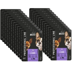 SUPER BENO Adult, bustina per cani di piccola e media taglia con agnello 24x100g