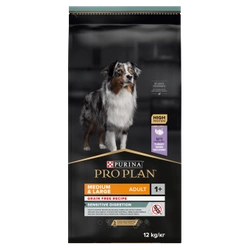 PRO PLAN Sensitive Digestion Adult cibo per cani ricco di tacchino 12 kg