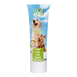 Lovi Dog Snack Creme Pate Liver - paté per cani in tubetto, con fegato e vitamine 90g