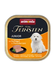 Animonda Cane Vom Feinsten Junior Pollame e Cuori di Tacchino 150g