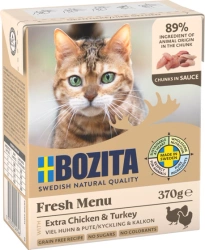 BOZITA Pollo e tacchino in salsa 370g