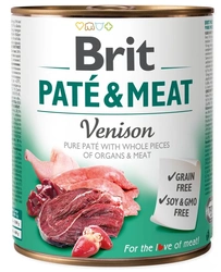 Brit Pate&Meat Adult Cervo 800g