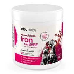 Lab-v Emoglobina – ferro eme naturale per miscele BARF e diete casalinghe 180 g