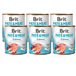 Brit Paté e carne di salmone 6x800g