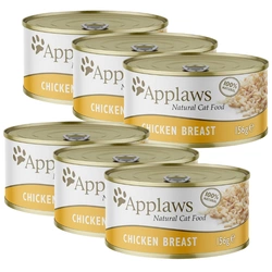 APPLAWS Petto di pollo in brodo in scatola 6x156g