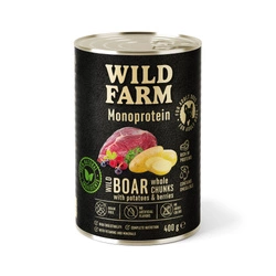 WILD FARM Monoprotein Wild Boar 400g alimento ipoallergenico per cani
