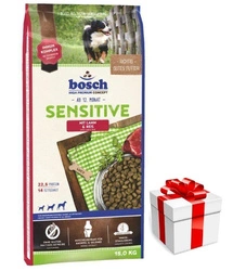 BOSCH Sensitive Lamb & Rice 15kg + sorpresa per il cane GRATIS