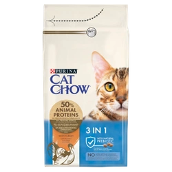 PURINA Cat Chow 3in1, cibo ricco di tacchino, 1,5 kg