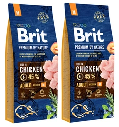 Brit Premium By Nature Adult M Con pollo 2x15kg