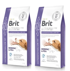 BRIT GF Veterinary Diets dog Gastrointestinal-Low Fat 2x12kg