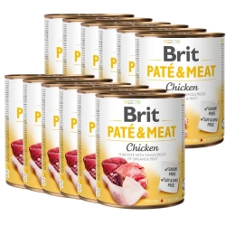 Brit Pate & Meat Con pollo 12x800g