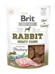 Brit Jerky Snack Coniglio Monete di Carne 80g