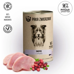 Paka Zwierzaka Tacchino con mirtilli rossi (400g)