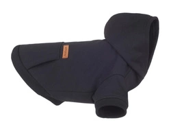 AMIPLAY- Felpa con cappuccio Texas 30 cm Yorkshire Terrier- nera