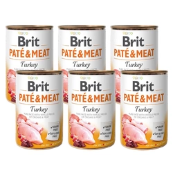 Brit Pate & Meat Con tacchino 6x400g
